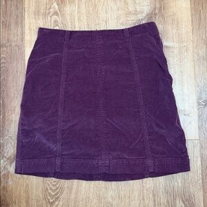 Women’s Free People Corduroy Skirt Maroon size 2